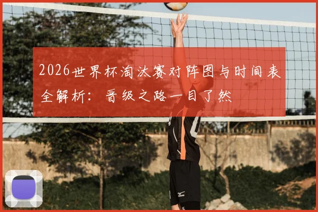 2026世界杯淘汰赛对阵图与时间表全解析:晋级之路一目了然